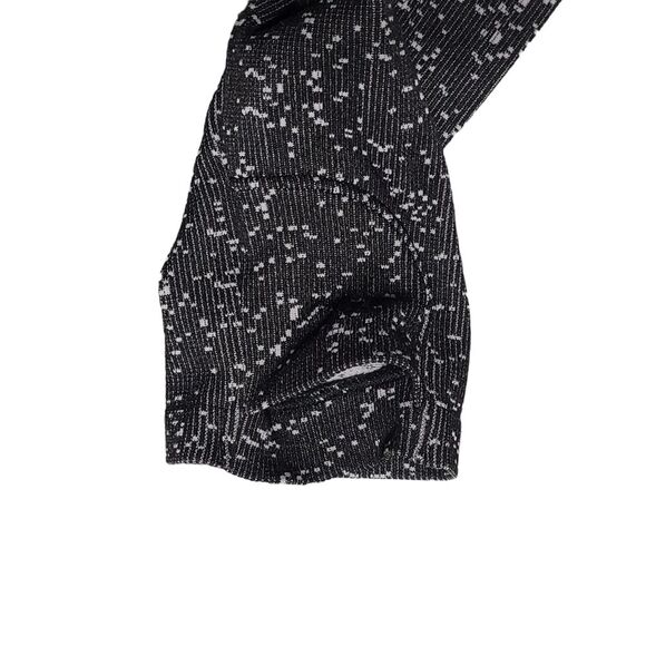 Athleta Flurry Gradient Turtleneck Women's Gray Black Athletic Ribbed Medium - Picture 8 of 10